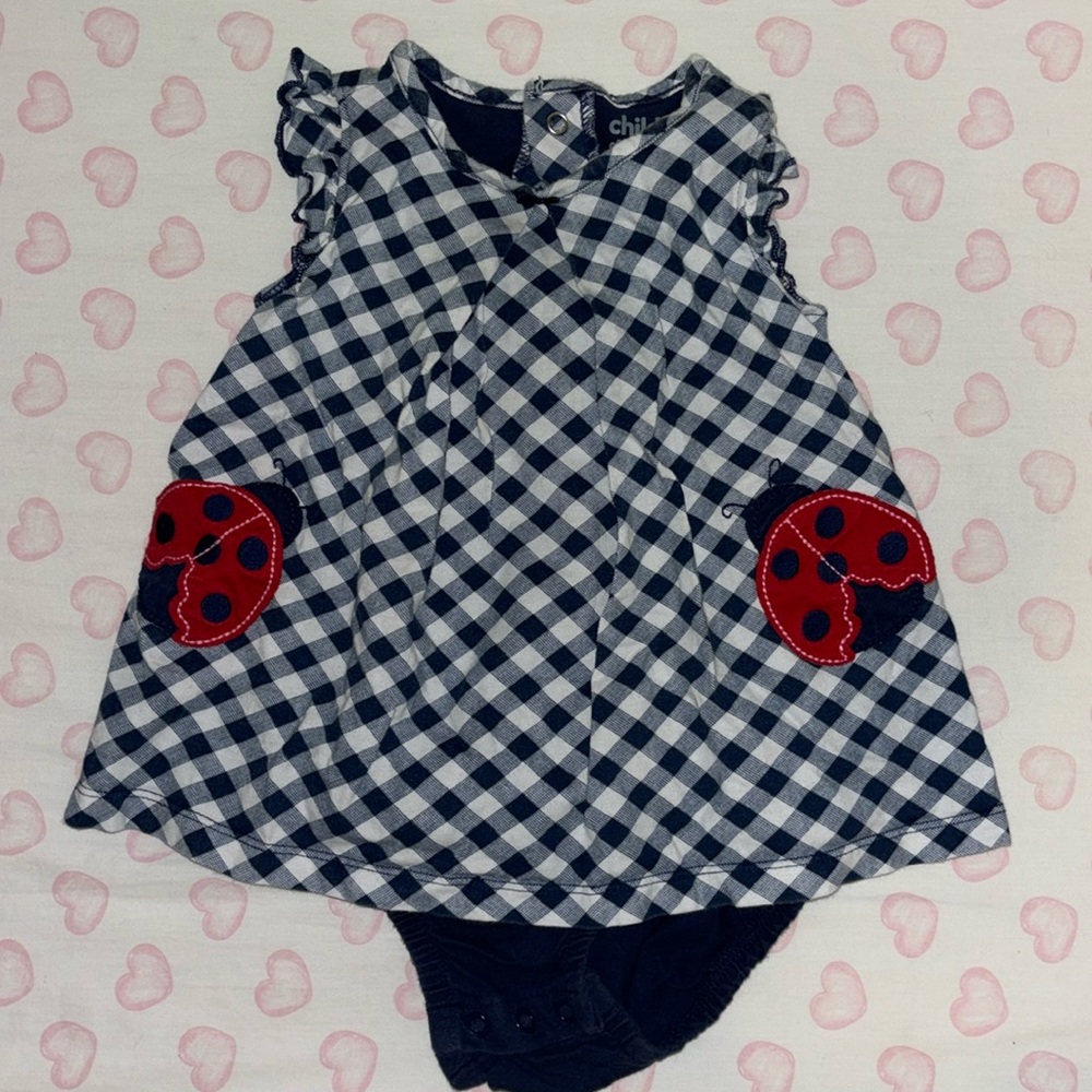 (3/$10) Lady bug dress 18M - Child of Mine